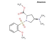methyl (2S,4R)-4-(dimethylamino)-1-[(2-methoxyphenyl)sulfonyl]pyrrolidine-2-carboxylate