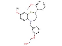2-(3-{[8-methoxy-2-(2-methoxyphenyl)-3,4-dihydro-1,5-benzothiazepin-5(2H)-yl]methyl}phenoxy)ethanol