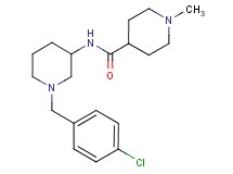 N-[1-(4-chlorobenzyl)-3-piperidinyl]-1-methyl-4-piperidinecarboxamide