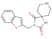 3-(1-benzofuran-2-ylmethyl)-1,3,8-triazaspiro[4.5]decane-2,4-dione