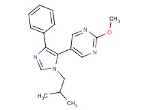 5-(1-isobutyl-4-phenyl-1H-imidazol-5-yl)-2-methoxypyrimidine