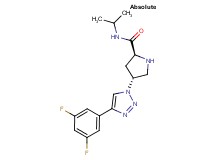 (4R)-4-[4-(3,5-difluorophenyl)-1H-1,2,3-triazol-1-yl]-N-isopropyl-L-prolinamide hydrochloride