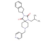 3-(2,3-dihydro-1H-inden-2-yl)-1-isobutyl-8-(4-pyridinylmethyl)-1,3,8-triazaspiro[4.5]decane-2,4-dione