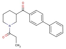 4-biphenylyl(1-propionyl-3-piperidinyl)methanone
