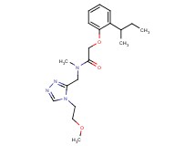 2-(2-sec-butylphenoxy)-N-{[4-(2-methoxyethyl)-4H-1,2,4-triazol-3-yl]methyl}-N-methylacetamide