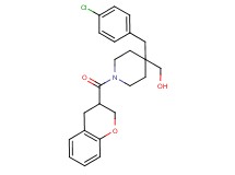 [4-(4-chlorobenzyl)-1-(3,4-dihydro-2H-chromen-3-ylcarbonyl)-4-piperidinyl]methanol