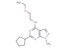 6-cyclopentyl-N-(2-ethoxyethyl)-1-methyl-1H-pyrazolo[3,4-d]pyrimidin-4-amine