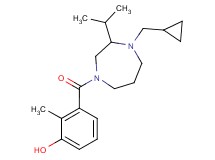 3-{[4-(cyclopropylmethyl)-3-isopropyl-1,4-diazepan-1-yl]carbonyl}-2-methylphenol