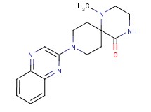1-methyl-9-quinoxalin-2-yl-1,4,9-triazaspiro[5.5]undecan-5-one