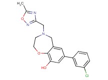 7-(3-chlorophenyl)-4-[(5-methyl-1,2,4-oxadiazol-3-yl)methyl]-2,3,4,5-tetrahydro-1,4-benzoxazepin-9-ol