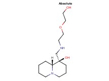 (1R,9aR)-1-({[2-(2-hydroxyethoxy)ethyl]amino}methyl)octahydro-2H-quinolizin-1-ol