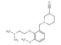 1-{2-[2-(dimethylamino)ethoxy]-3-methoxybenzyl}piperidine-3-carbonitrile