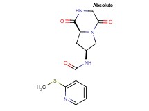 N-[(7S,8aS)-1,4-dioxooctahydropyrrolo[1,2-a]pyrazin-7-yl]-2-(methylthio)nicotinamide