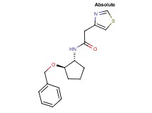 N-[(1R,2R)-2-(benzyloxy)cyclopentyl]-2-(1,3-thiazol-4-yl)acetamide