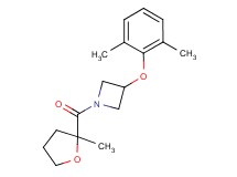 3-(2,6-dimethylphenoxy)-1-[(2-methyltetrahydro-2-furanyl)carbonyl]azetidine