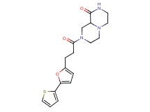 8-{3-[5-(2-thienyl)-2-furyl]propanoyl}hexahydro-2H-pyrazino[1,2-a]pyrazin-1(6H)-one