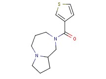 2-(3-thienylcarbonyl)octahydro-1H-pyrrolo[1,2-a][1,4]diazepine trifluoroacetate