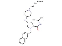 (4S)-N-isopropyl-1-(2-naphthylmethyl)-4-[(1-propyl-4-piperidinyl)amino]-L-prolinamide