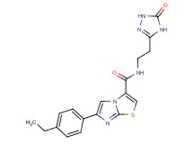 6-(4-ethylphenyl)-N-[2-(5-oxo-4,5-dihydro-1H-1,2,4-triazol-3-yl)ethyl]imidazo[2,1-b][1,3]thiazole-3-carboxamide