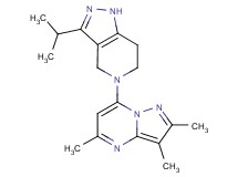 3-isopropyl-5-(2,3,5-trimethylpyrazolo[1,5-a]pyrimidin-7-yl)-4,5,6,7-tetrahydro-1H-pyrazolo[4,3-c]pyridine