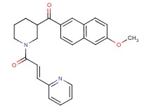 (6-methoxy-2-naphthyl){1-[(2E)-3-(2-pyridinyl)-2-propenoyl]-3-piperidinyl}methanone