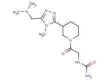 N-[2-(3-{5-[(dimethylamino)methyl]-4-methyl-4H-1,2,4-triazol-3-yl}piperidin-1-yl)-2-oxoethyl]urea