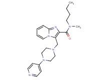 N-butyl-N-methyl-3-{[4-(4-pyridinyl)-1-piperazinyl]methyl}imidazo[1,2-a]pyridine-2-carboxamide