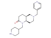 rel-(4aS,8aR)-1-(4-piperidinylmethyl)-6-(4-pyridinylmethyl)octahydro-1,6-naphthyridin-2(1H)-one dihydrochloride