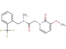 2-(3-methoxy-2-oxopyridin-1(2H)-yl)-N-methyl-N-[2-(trifluoromethyl)benzyl]acetamide