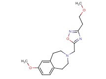 7-methoxy-3-{[3-(2-methoxyethyl)-1,2,4-oxadiazol-5-yl]methyl}-2,3,4,5-tetrahydro-1H-3-benzazepine