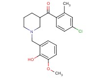 (4-chloro-2-methylphenyl)[1-(2-hydroxy-3-methoxybenzyl)-3-piperidinyl]methanone
