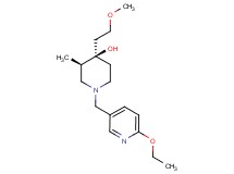 (3R*,4R*)-1-[(6-ethoxy-3-pyridinyl)methyl]-4-(2-methoxyethyl)-3-methyl-4-piperidinol