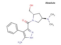 [(2S,4R)-1-[(5-amino-4-phenyl-1H-pyrazol-3-yl)carbonyl]-4-(dimethylamino)pyrrolidin-2-yl]methanol