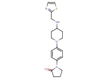 1-(4-{4-[(1,3-thiazol-2-ylmethyl)amino]-1-piperidinyl}phenyl)-2-pyrrolidinone