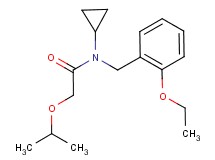 N-cyclopropyl-N-(2-ethoxybenzyl)-2-isopropoxyacetamide