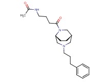 N-{4-oxo-4-[(1S*,5R*)-3-(3-phenylpropyl)-3,6-diazabicyclo[3.2.2]non-6-yl]butyl}acetamide