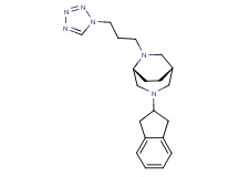 (1S*,5R*)-3-(2,3-dihydro-1H-inden-2-yl)-6-[3-(1H-tetrazol-1-yl)propyl]-3,6-diazabicyclo[3.2.2]nonane