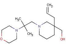{3-allyl-1-[2-methyl-2-(4-morpholinyl)propyl]-3-piperidinyl}methanol