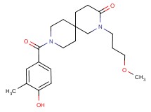 9-(4-hydroxy-3-methylbenzoyl)-2-(3-methoxypropyl)-2,9-diazaspiro[5.5]undecan-3-one