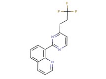 8-[4-(3,3,3-trifluoropropyl)pyrimidin-2-yl]quinoline