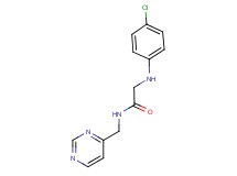 N~2~-(4-chlorophenyl)-N~1~-(4-pyrimidinylmethyl)glycinamide