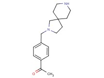 1-[4-(2,8-diazaspiro[4.5]dec-2-ylmethyl)phenyl]ethanone dihydrochloride