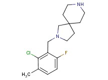 2-(2-chloro-6-fluoro-3-methylbenzyl)-2,8-diazaspiro[4.5]decane dihydrochloride