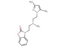 3-{2-[[2-(3,5-dimethyl-1H-pyrazol-1-yl)ethyl](methyl)amino]ethyl}-1,3-benzoxazol-2(3H)-one