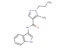 N-1H-indol-3-yl-5-methyl-1-propyl-1H-pyrazole-4-carboxamide