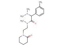 2-(dimethylamino)-N-methyl-2-(3-methylphenyl)-N-[2-(2-oxo-1-piperidinyl)ethyl]acetamide