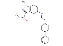 N,1-dimethyl-5-{[2-(4-phenyl-1-piperidinyl)ethyl]amino}-4,5,6,7-tetrahydro-1H-indazole-3-carboxamide