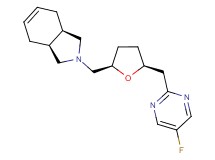 (3aR*,7aS*)-2-{2-[(5-fluoropyrimidin-2-yl)oxy]hex-5-en-1-yl}-2,3,3a,4,7,7a-hexahydro-1H-isoindole