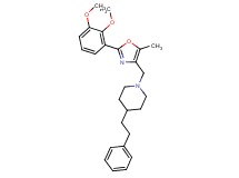 1-{[2-(2,3-dimethoxyphenyl)-5-methyl-1,3-oxazol-4-yl]methyl}-4-(2-phenylethyl)piperidine