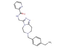N-{[7-(4-ethylbenzyl)-6,7,8,9-tetrahydro-5H-[1,2,4]triazolo[4,3-d][1,4]diazepin-3-yl]methyl}-2-pyridinecarboxamide